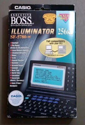 Casio SF-5780 Illuminator Executive Business Organizer System 256KB New Open Box
