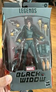 Marvel Legends 6" Black Widow Walmart Exclusive Gray Grey ...