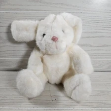 RUSS BERRIE & CO Plumbunny Item #1857 Bunny Rabbit Plush White Vintage
