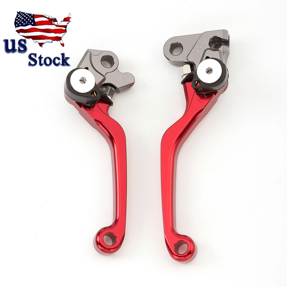 Juego beta de palancas de freno de pivote CNC para moto de cross para Honda Yamaha Suzuki gasolina Foto 3 de 4