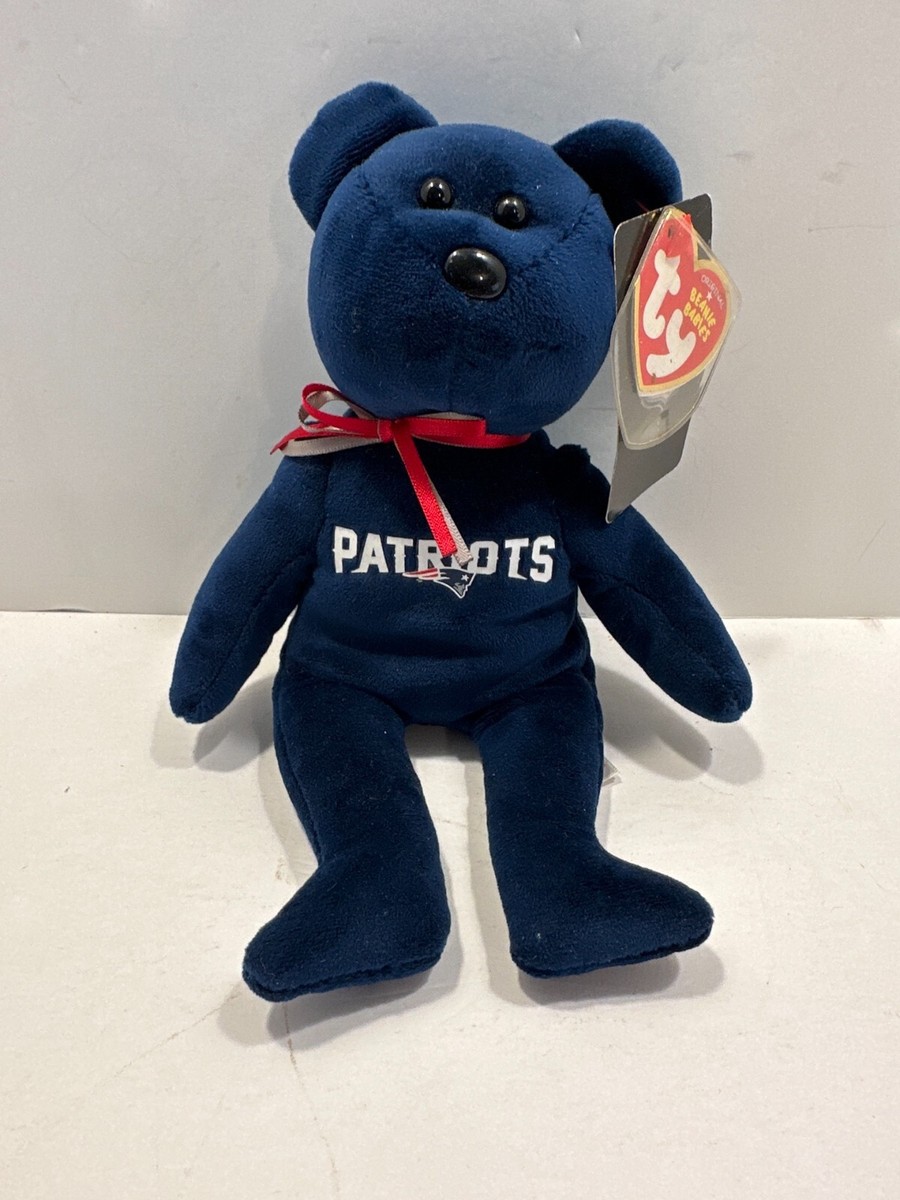 New England Patriots Blue Beanie Baby (Official NFL Licensed)