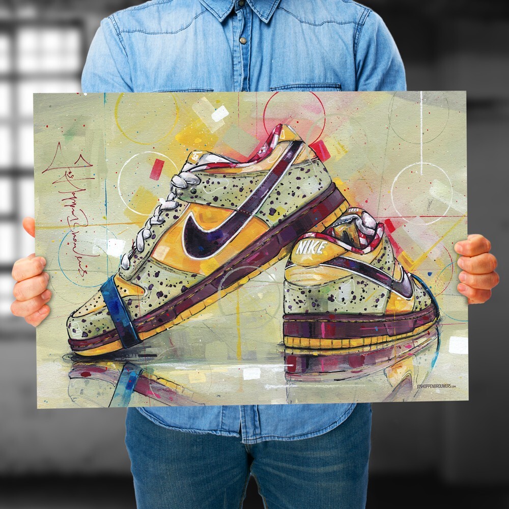 Nike dunk SB low yellow Lobster poster (50x70cm / 19.68×27.56 inch