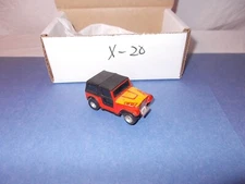 AURORA AFX SLOT CAR CJ-7 JEEP MADE IN SINGAPORE LOT #X-20