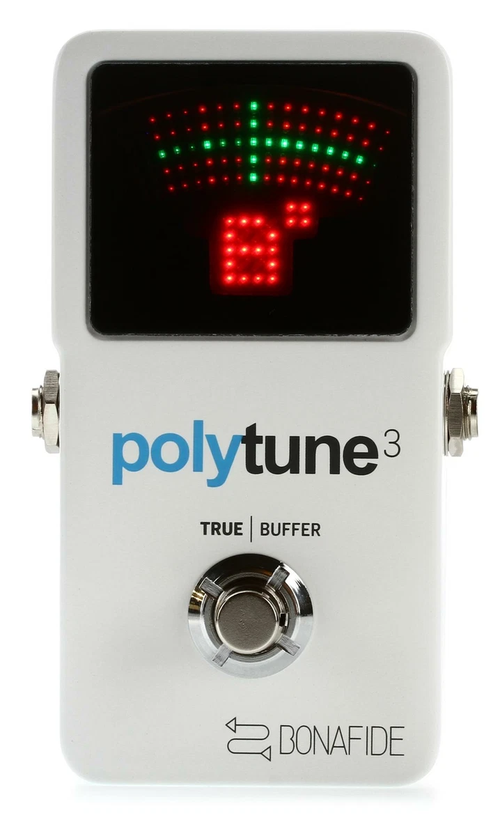TC Electronic PolyTune 3 Polyphonic LED Guitar Tuner Pedal with