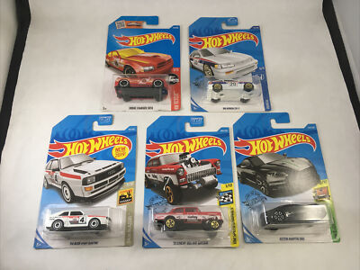 Hot Wheels 5 Car Lot 2018 Aston Martin DBS 84 Audi Sport Quattro Chevy Gasser