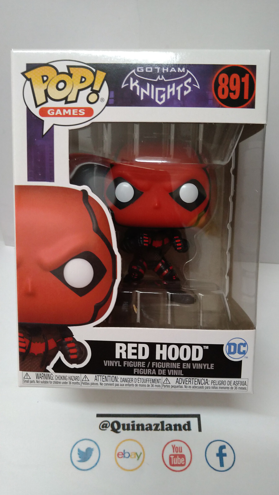 Funko Pop! Gotham Knight 891 Red Hood (F5)