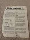Vintage 1970s Questor Giant Tinker Toys 5300 Jumbo Plastic 81 piece Building Set — photo 5