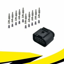 Buchse 10-polig Reparatursatz 1J0973715 f&uuml;r VW AUDI SKODA SEAT MT Crimp Kontakt