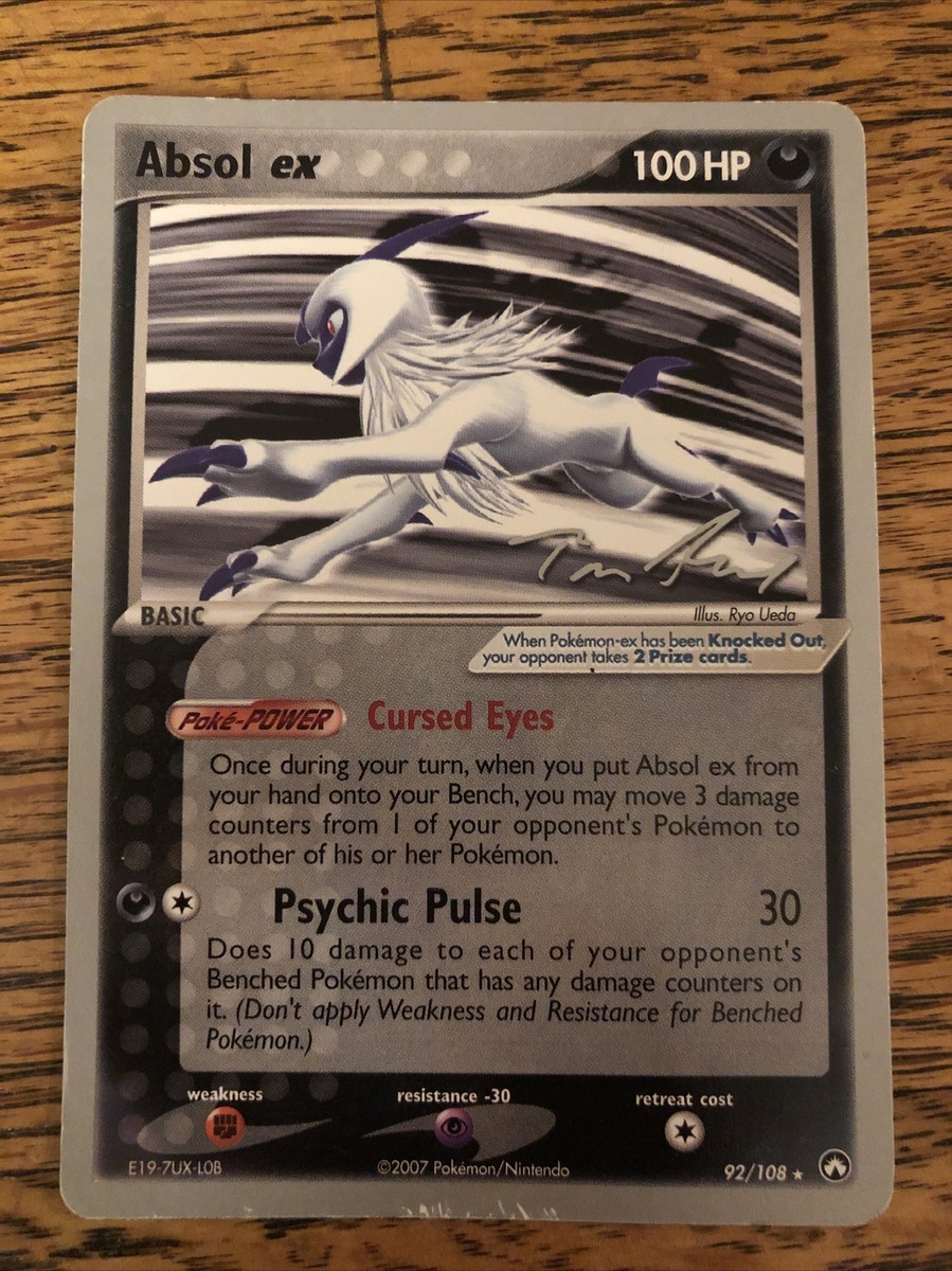 Pokémon TCG Absol EX World Championship Card 92/108 | eBay Pokémon TCG Absol EX World Championship Card 92/108 | eBay