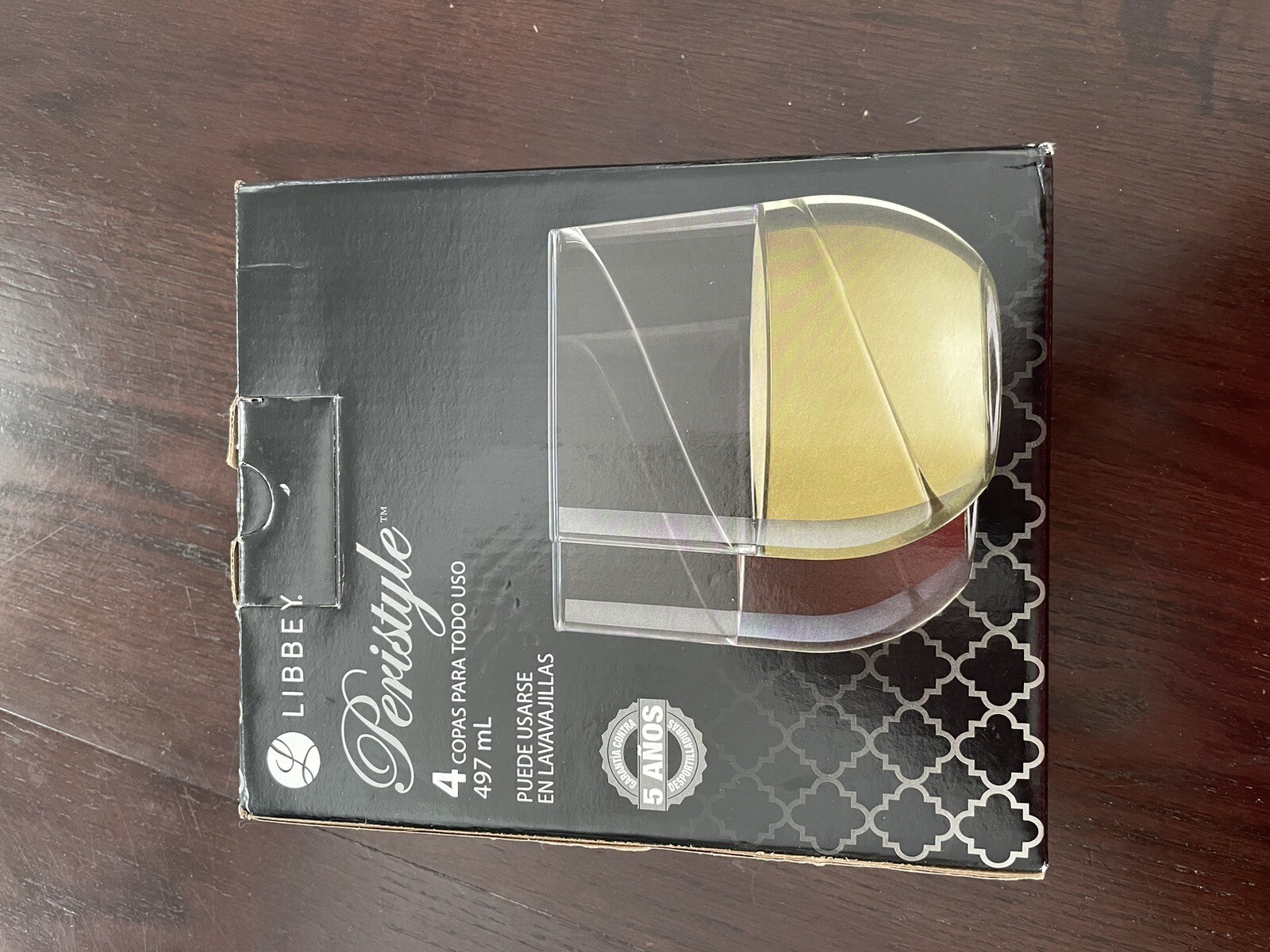 Libbey Peristyle AllPurpose Stemless Wine Glasses, Set of 4 eBay