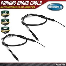 2x Handbrake Cable Rear Left and Right for Citroen Dispatch II Fiat Peugeot 807