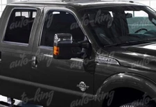 AMBER LENS SIDE MIRROR WHITE LED TURN SIGNAL LIGHTS FIT 08-16 FORD SUPER DUTY