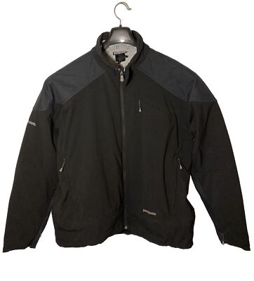 Patagonia Mens XL Scythe Soft Shell Regulator Jacket-Black-Dunham