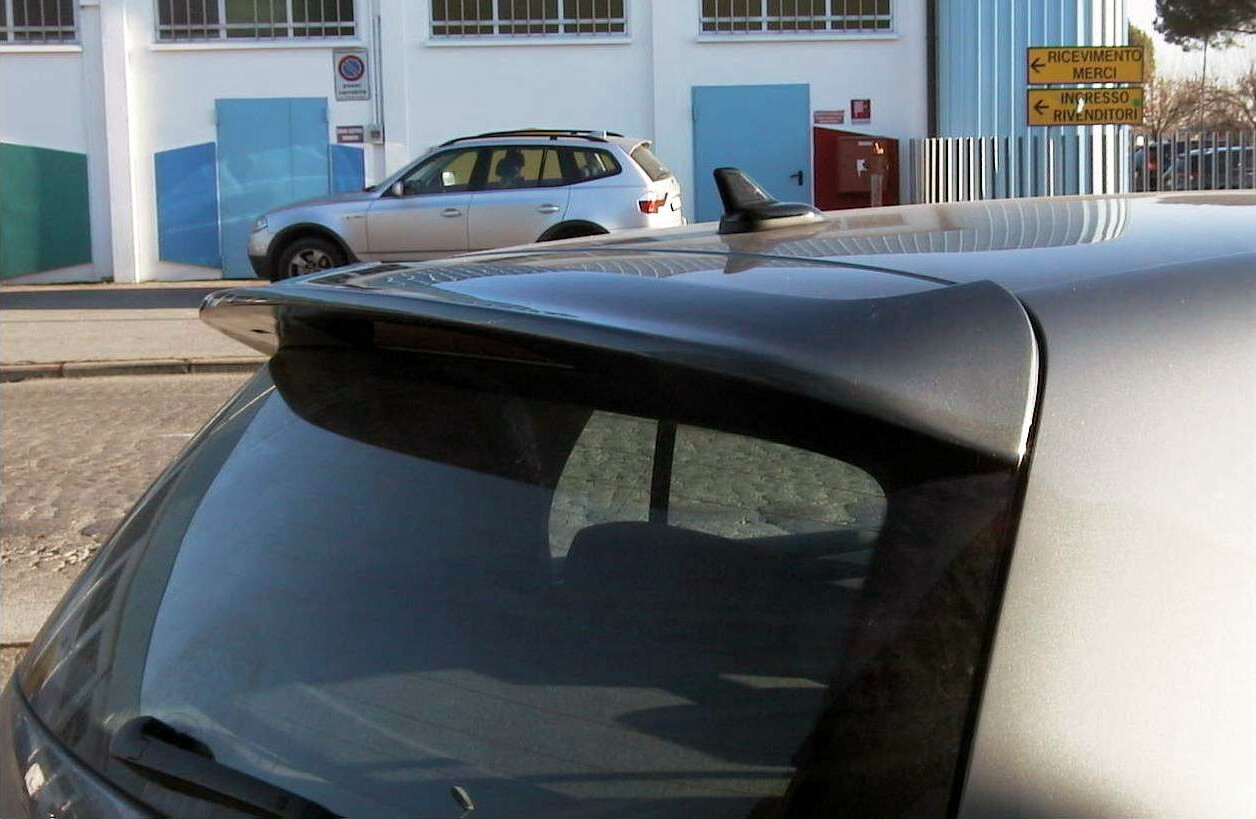 Spoiler VW Golf 6 noir brillant becquet arrière de toit pour tuning Golf VI