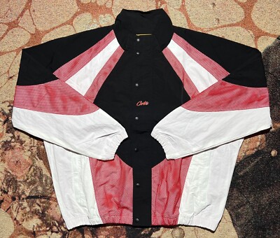 ジャケット・アウター Corteiz Vertigo Shuku Jacket Black/Red Corteiz Vertigo Shuku Jacket Black Red Size Extra Large