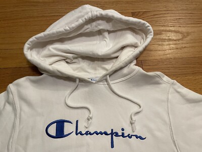 Vtg 90's Champion Brand Reverse Weave Hoodie Sweatshirt Men's XS