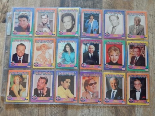 1991 Hollywood Walk of Fame Trading Card Incomplete Set of 225 + 5 SEALED Packs - Bild 14 von 19