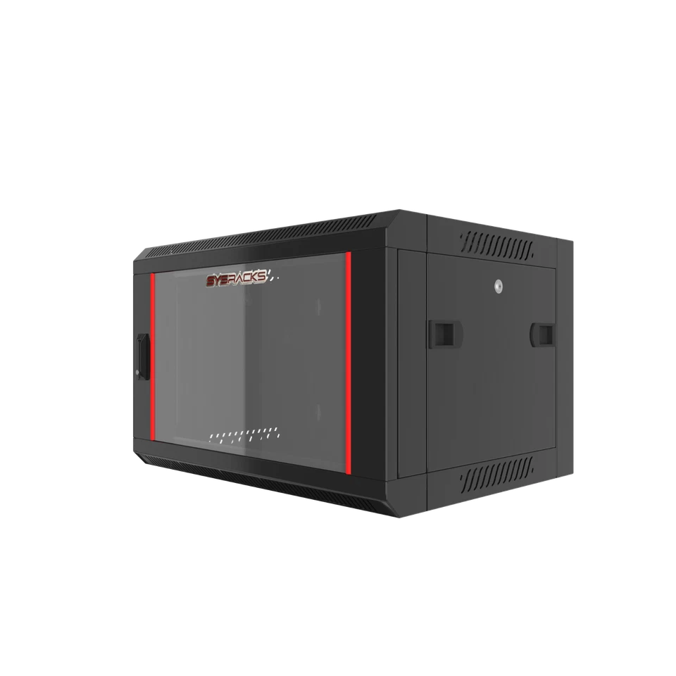 9U Wall Mount Server Rack Locking Network Cabinet For Av Electronics Data Rack - Image 3 of 4