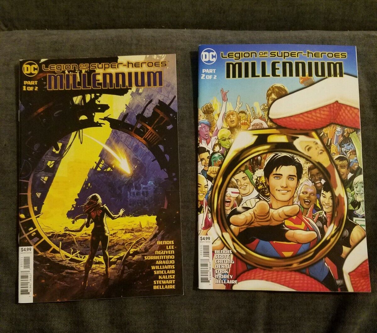 DC Legion Of Superheroes Millennium Part 1 & 2 Comic Books Bendis Scott 