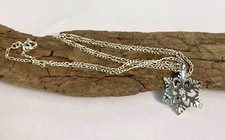 Sterling Silver Snowflake Necklace
