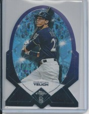 2020 Topps Chrome Christian Yelich Ben Baller Diamond Die Cut BDC-6 Brewers SP