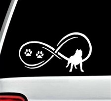 Pit Bull Pitbull Infinity Decal Sticker for Car Window Laptop Tumbler Gift D1084