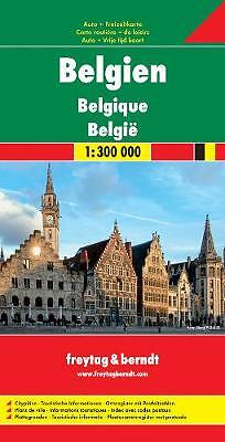 Belgien Straßenkarte 1:300 000, ,
