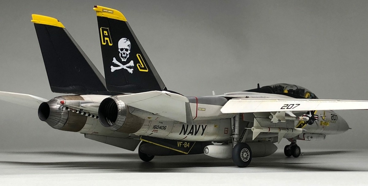 クラシック jkmegaton Rare kit Hasegawa 1/72 US F-14A Tomcat VF-84 Jolly Rogers