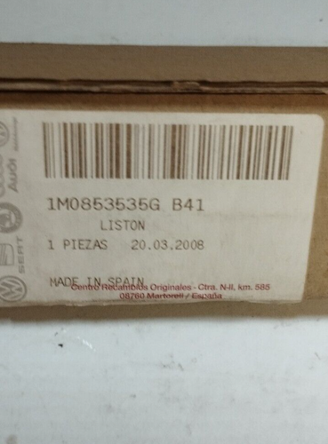 Zierleiste für Tür satinschwarz 1M0853535G B41 - Leiste links hinten - SEAT Leon - Bild 3 von 3