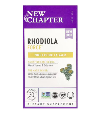 New Chapter, Rhodiola Force , 30 vegane Kapseln