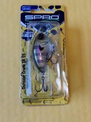 Spro Outsider Crank SR55  2  3/8oz Squarebill Crankbait  Rainbow Gill