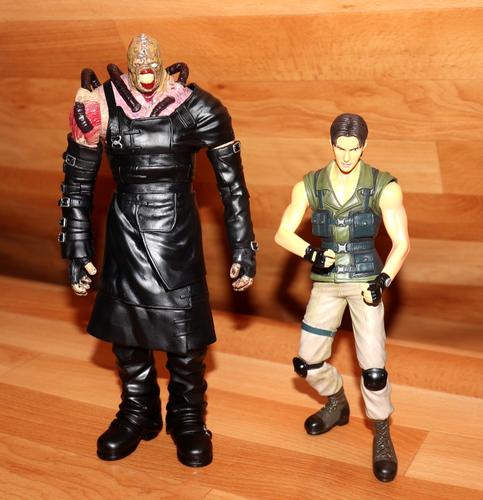 Resident Evil 3 Nemesis Carlos Vs. Nemesis Rare Action Figure Moby Dick Series 4 - Picture 3 of 8