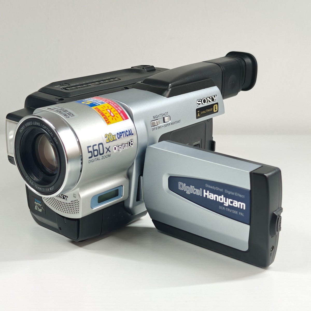 SONY Digital Handycam 120倍ズーム メモリー再生可能 Sony Handycam DCR-TRV130E Digital8 Camcorder NightShot 560x Zoom +