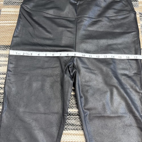 NYDJ Leggings Damen 0X schwarz Kunstleder Pull On Stretch Hose WTSC8077 - Bild 8 von 13