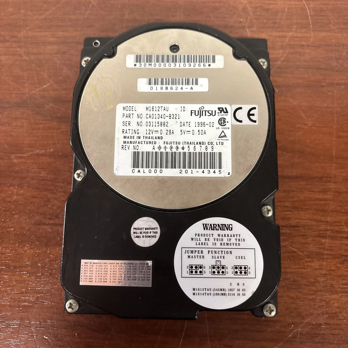 Fujitsu Internal Hard Disk Drives 4500 RPM Rotation Speed for sale