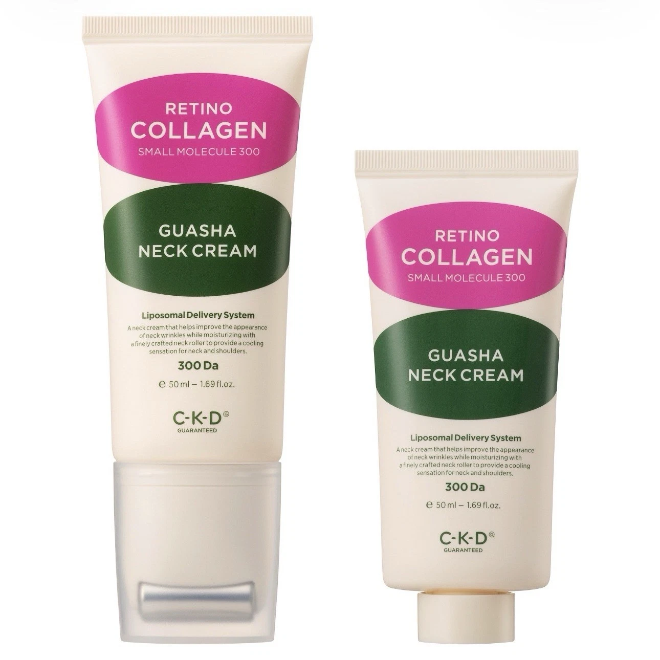 CKD Retino Collagen Small Molecule 300 Guasha Neck Cream – 2 Pack (50ml Each)