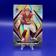 2024 Panini Phoenix Football Luke McCaffrey Silver Hyper Rookie RC Commanders