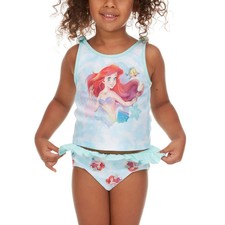 Little Mermaid Toddler Girls 2-Piece Cover Up and Swimsuit Set Size 2T