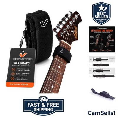 Fret Wrap & Guitar Mute, Fretwrap for Acoustic, Electric & Bass | String Damp...
