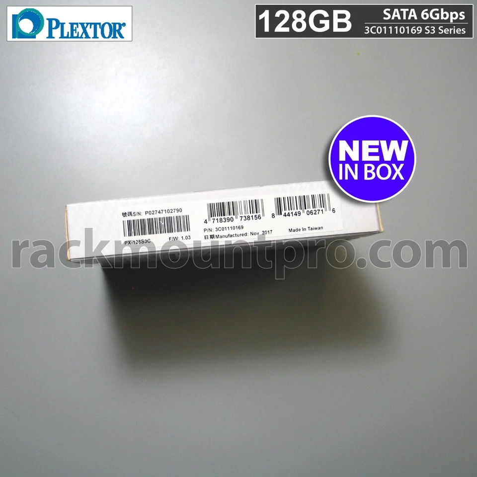 Plextor 3C01110169 S3 Series 128GB SATA 6Gbps 2.5" SSD NEW - Image 3 of 3