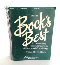 Best Piano Solo Arrangements Hymns Gospel Songs Fred Bocks Music Book Volume II