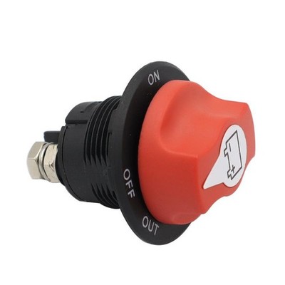100A Batterie Trenn Haupt Strom Schalter Notaus Poltrenner Auto New