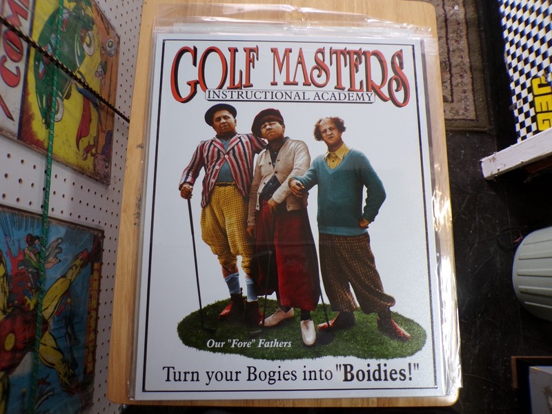 Golf Masters Tin Sign NIB