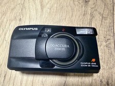 Olympus Accura Zoom 105 Film Camera 35mm New Battery Installed Works but Defect