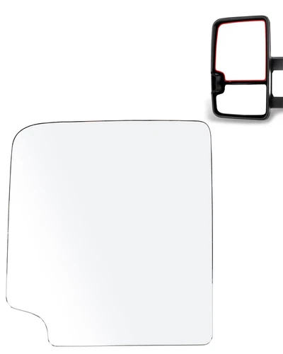 For 1988-98 Silverado Sierra 1500 Driver Side Towing Mirror Glass Upper