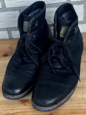 CAMP DAVID-Herren Schnürstiefel-Lace Up chic-knöchelhoch-schwarz-Gr. 47