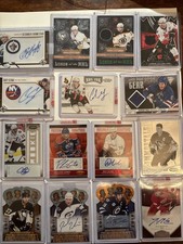 Panini Hockey Card Lot #’d Rookie Cards/inserts/autos/jersey Patch Cards