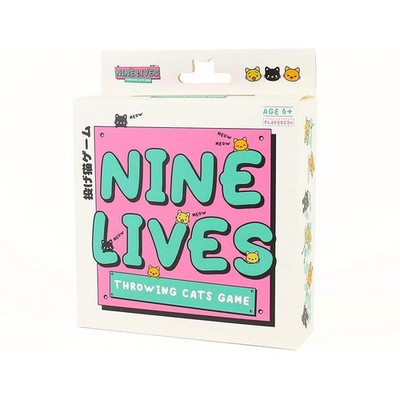 Gift Republic Nine Lives werfende Katzen Spiel werfen rollen oder fallen lassen, um Punkte zu erzielen