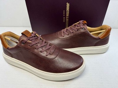 Johnston & Murphy Anders U-Throat Dark Mahogany Full Grain - Size 9.5M