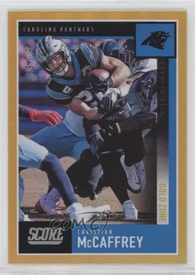 2020 Score Gold Zone 37/50 Christian McCaffrey #261 08gc